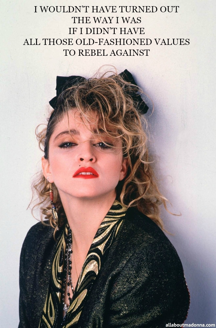 Bad girl del passato Madonna anni '80
